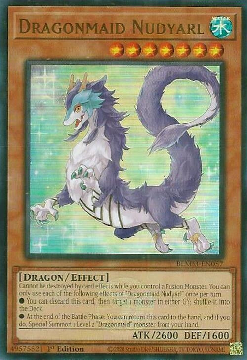 Image for Dragonmaid Nudyarl (BLMM-EN057) (BLMM) - YuGiOh