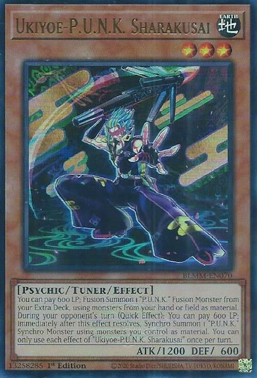 Image for Ukiyoe-P.U.N.K. Sharakusai (BLMM-EN070) (BLMM) - YuGiOh