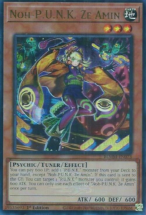 Image for Noh-P.U.N.K. Ze Amin (BLMM-EN073) (BLMM) - YuGiOh