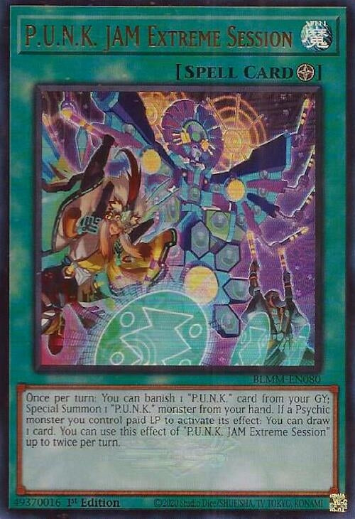 Image for P.U.N.K. JAM Extreme Session (BLMM-EN080) (BLMM) - YuGiOh