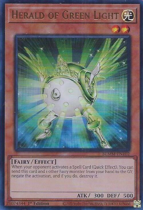 Image for Herald of Green Light (BLMM-EN102) (BLMM) - YuGiOh