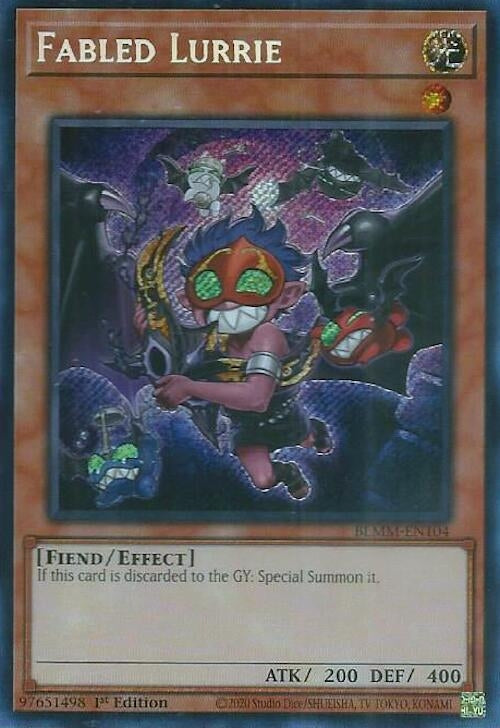 Image for Fabled Lurrie (BLMM-EN104) (BLMM) - YuGiOh