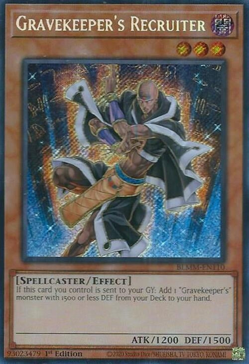Image for Gravekeeper's Recruiter (BLMM-EN110) (BLMM) - YuGiOh