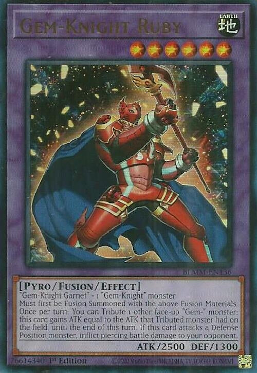Image for Gem-Knight Ruby (BLMM-EN136) (BLMM) - YuGiOh