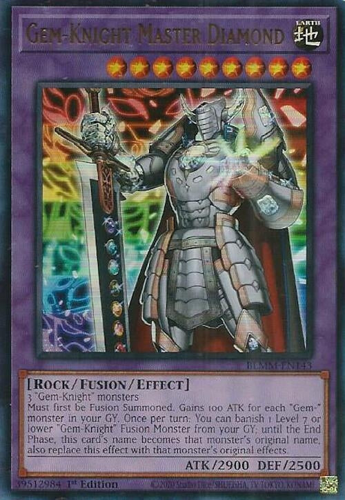 Image for Gem-Knight Master Diamond (BLMM-EN143) (BLMM) - YuGiOh