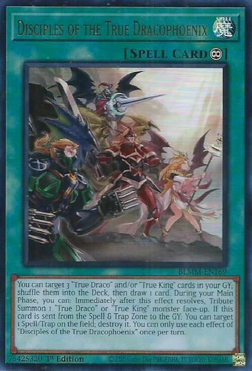 Image for Disciples of the True Dracophoenix (BLMM-EN169) (BLMM) - YuGiOh