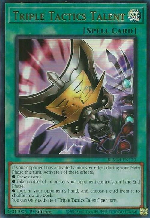 Image for Triple Tactics Talent (BLMM-EN170) (BLMM) - YuGiOh