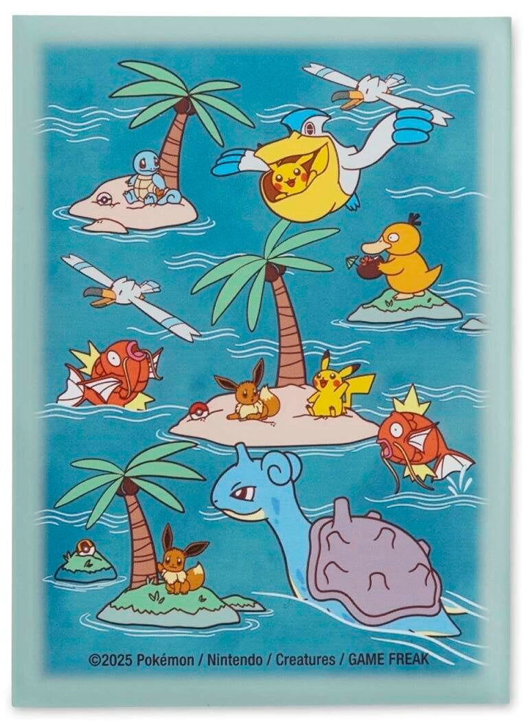 Image for Pokemon TCG: Pokemon Center Exclusive - Sunny Sea (65 Pack) - Card Sleeves