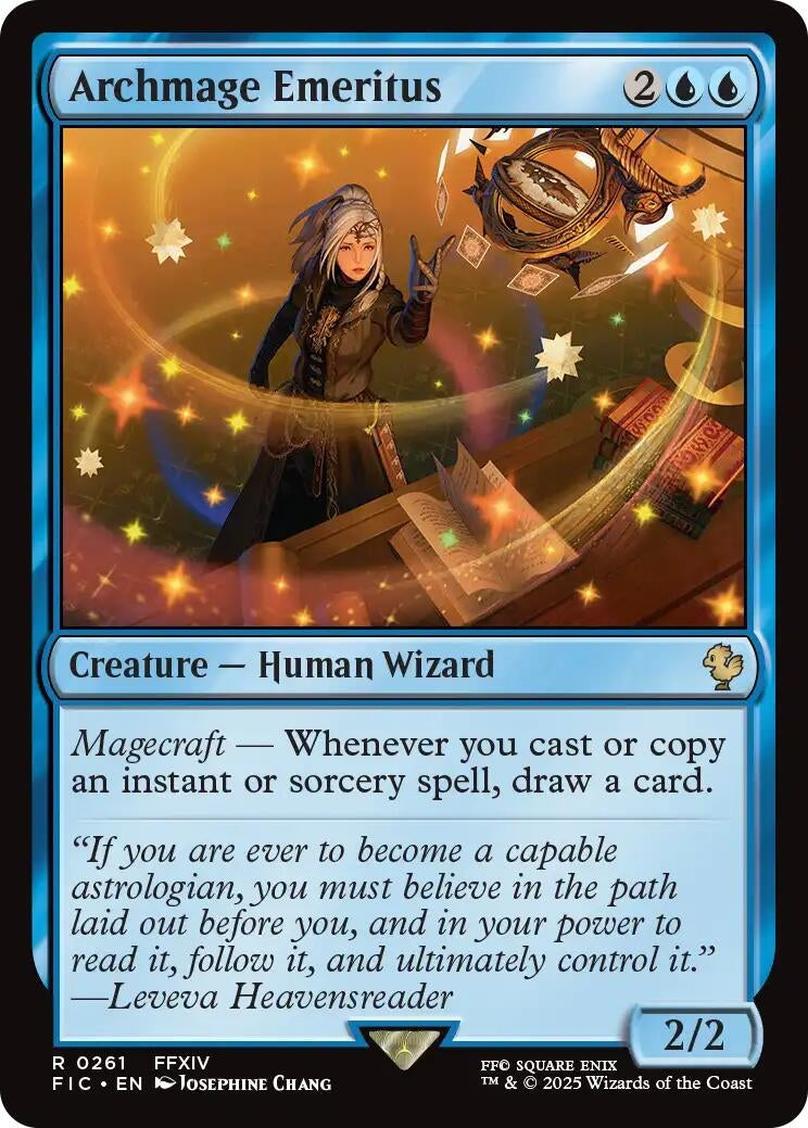 Image for Archmage Emeritus (Surge Foil) (261) (FINAL FANTASY) - Magic: The Gathering
