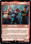 Image for Avalanche of Sector 7 (Surge Foil) (53) (FINAL FANTASY) - Magic: The Gathering