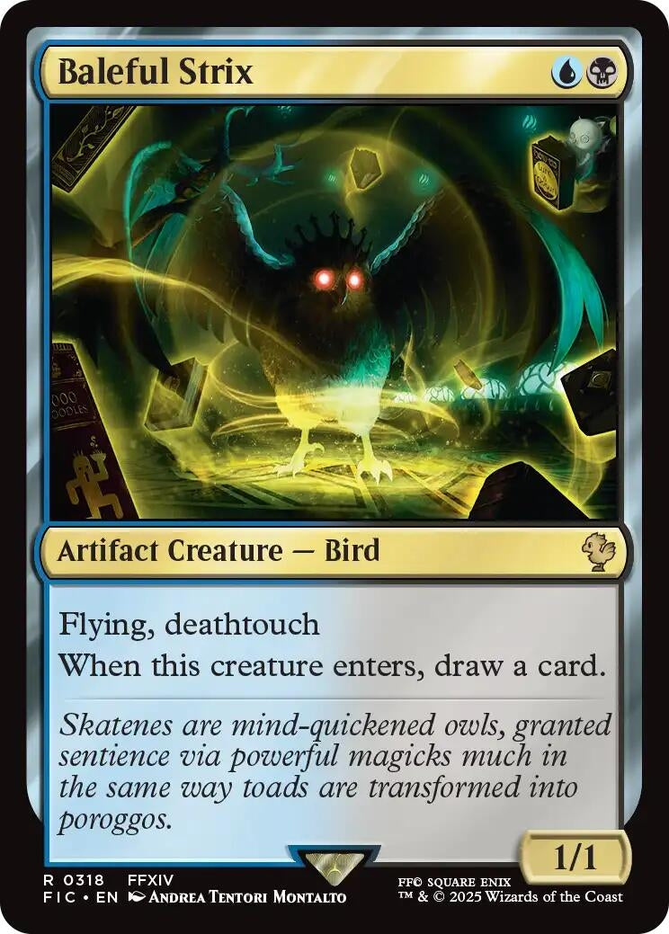 Image for Baleful Strix (Surge Foil) (318) (FINAL FANTASY) - Magic: The Gathering