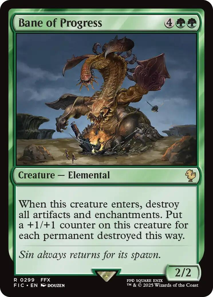 Image for Bane of Progress (Surge Foil) (299) (FINAL FANTASY) - Magic: The Gathering
