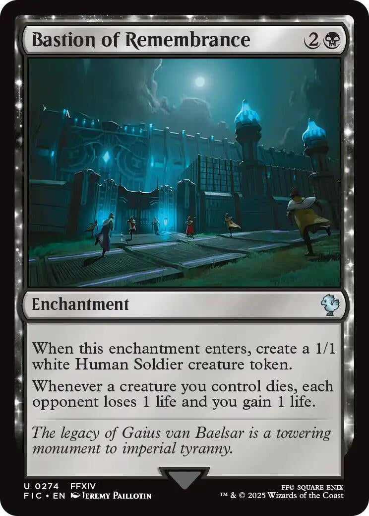 Image for Bastion of Remembrance (Surge Foil) (274) (FINAL FANTASY) - Magic: The Gathering