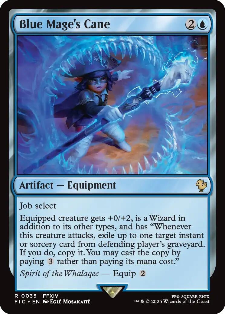 Image for Blue Mage's Cane (Surge Foil) (35) (FINAL FANTASY) - Magic: The Gathering