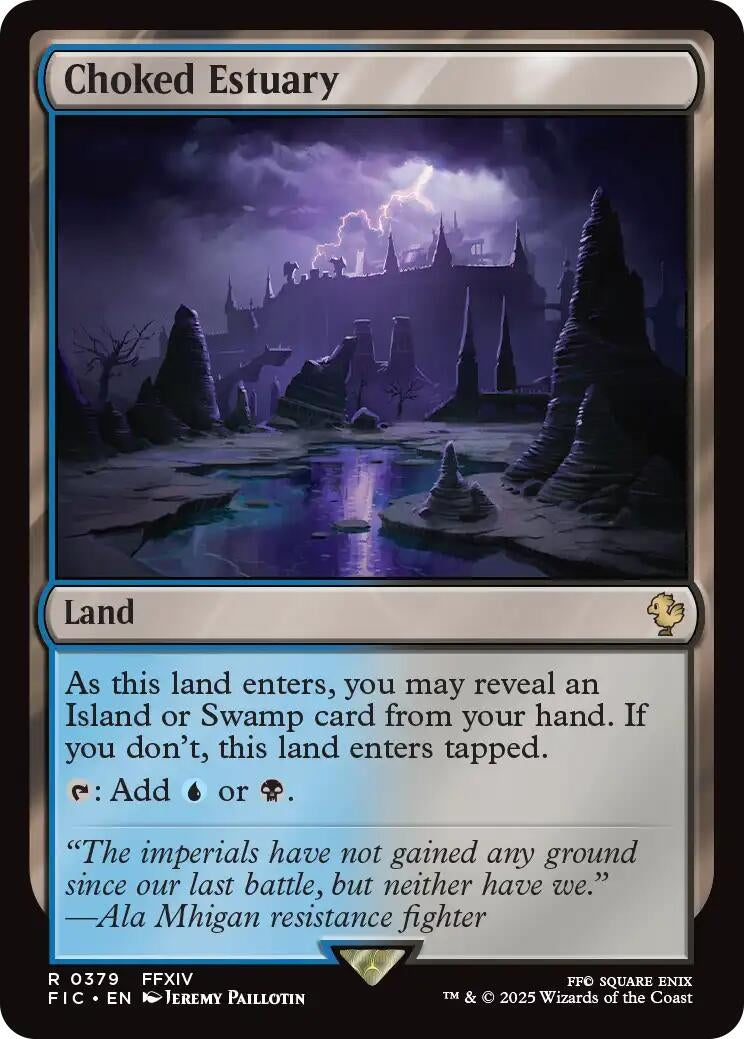 Image for Choked Estuary (Surge Foil) (379) (FINAL FANTASY) - Magic: The Gathering