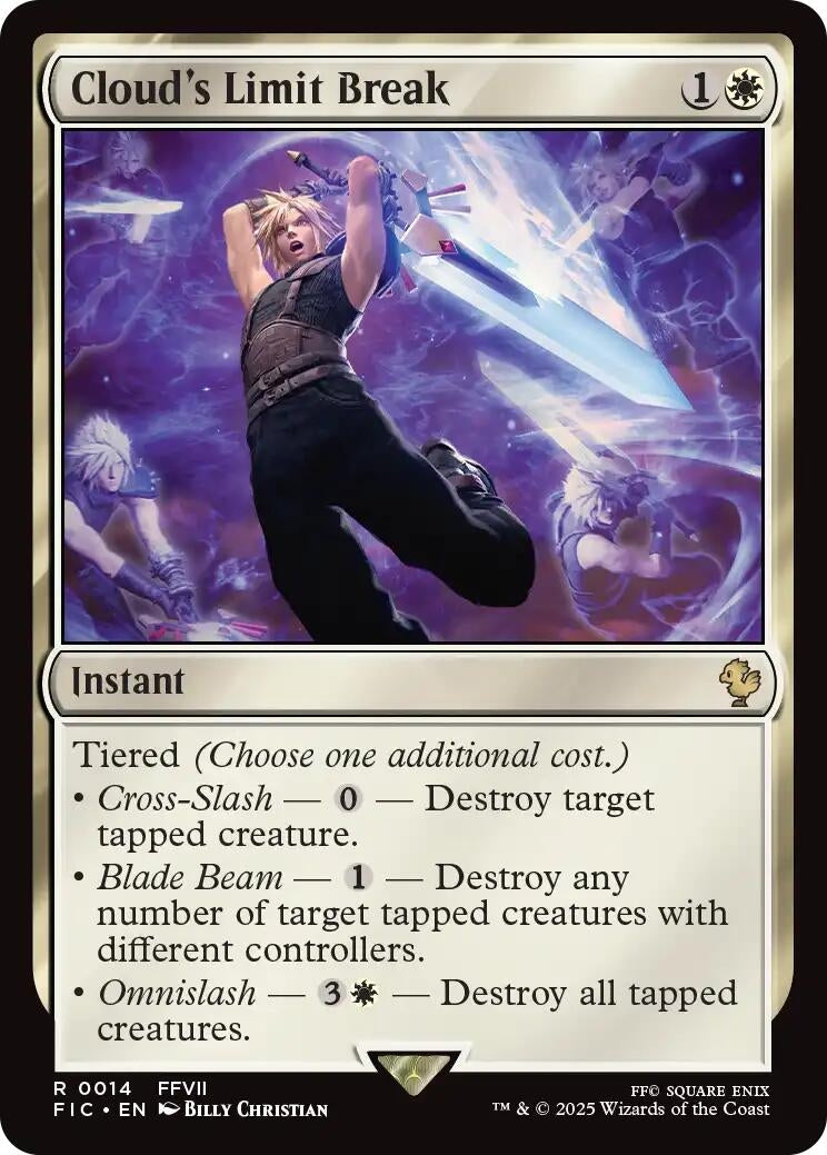 Image for Cloud's Limit Break (Surge Foil) (14) (FINAL FANTASY) - Magic: The Gathering