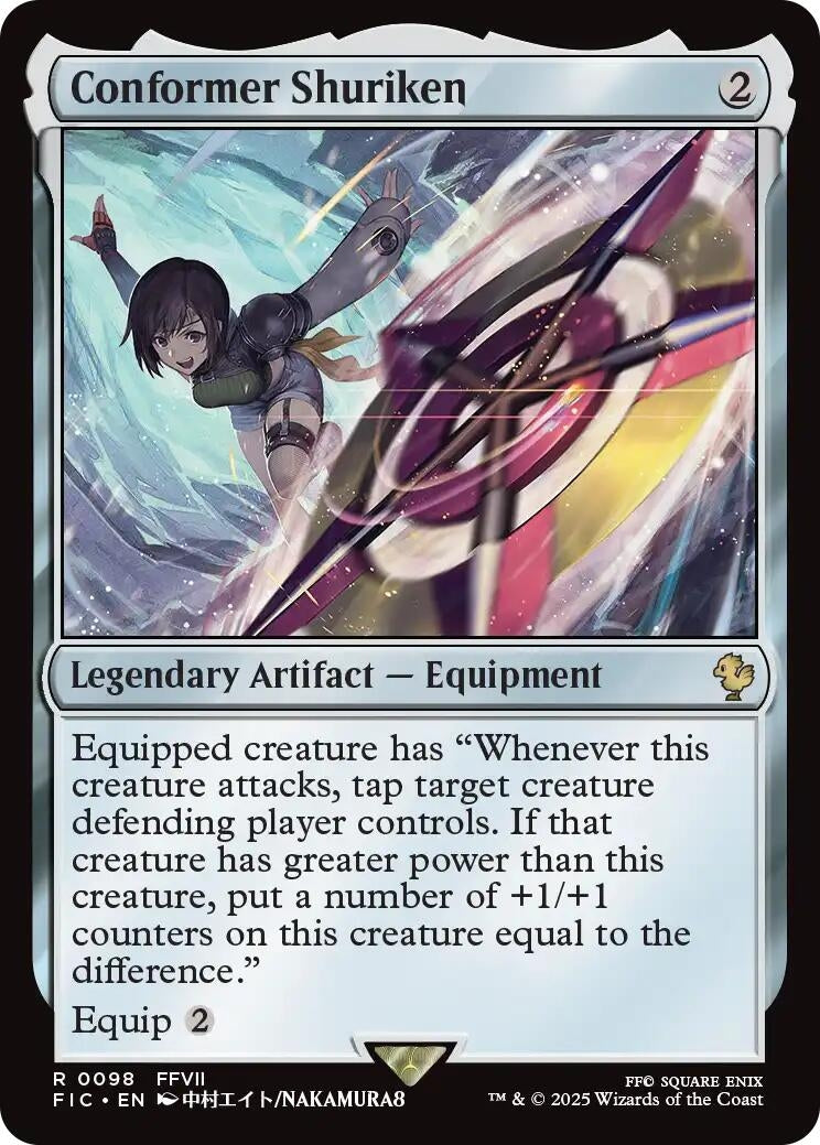 Image for Conformer Shuriken (Surge Foil) (98) (FINAL FANTASY) - Magic: The Gathering