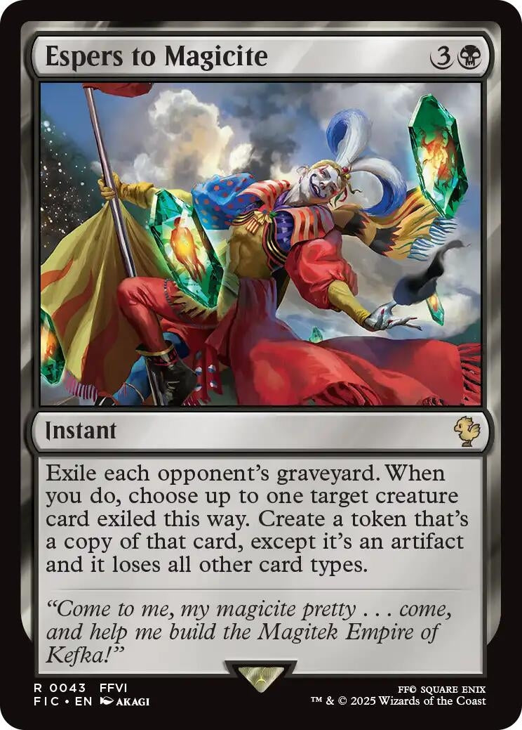 Image for Espers to Magicite (Surge Foil) (43) (FINAL FANTASY) - Magic: The Gathering