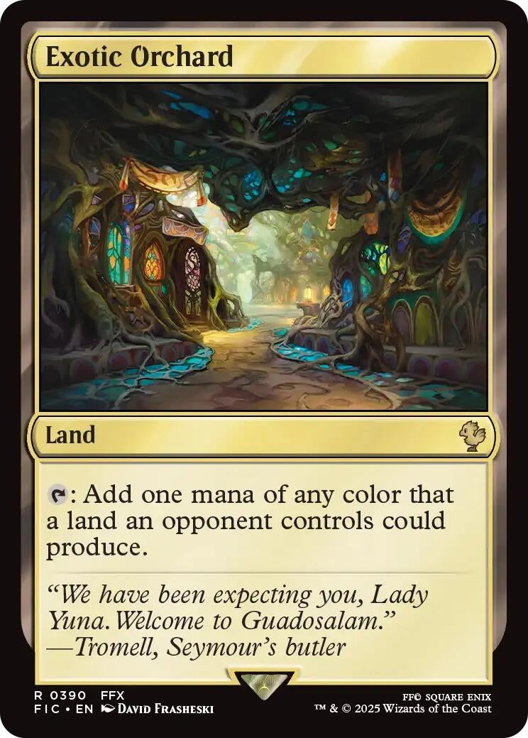 Image for Exotic Orchard (Surge Foil) (390) (FINAL FANTASY) - Magic: The Gathering