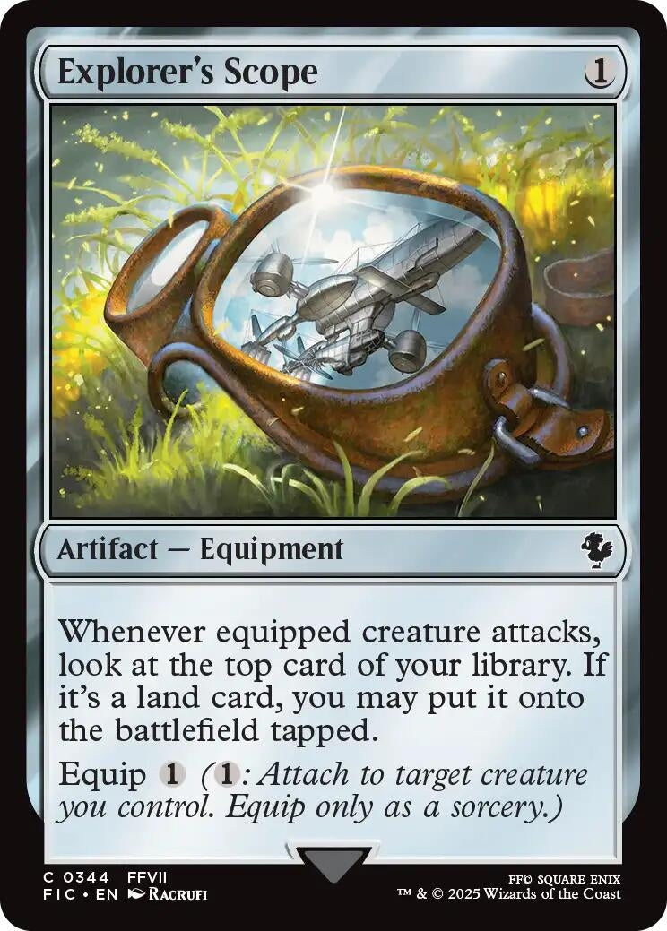 Image for Explorer's Scope (Surge Foil) (344) (FINAL FANTASY) - Magic: The Gathering