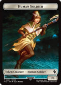Image for Human Soldier // Hero (0009) Double-Sided Token (1 // 9) (FINAL FANTASY) - Magic: The Gathering