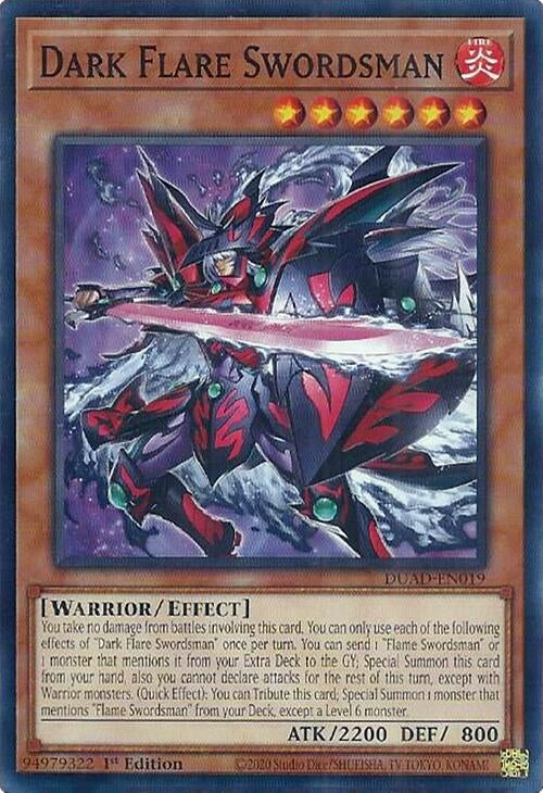 Image for Dark Flare Swordsman (DUAD-EN019) (DUAD) - YuGiOh