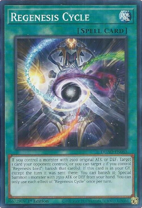 Image for Regenesis Cycle (DUAD-EN063) (DUAD) - YuGiOh