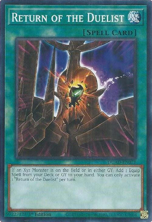 Image for Return of the Duelist (card) (DUAD-EN071) (DUAD) - YuGiOh