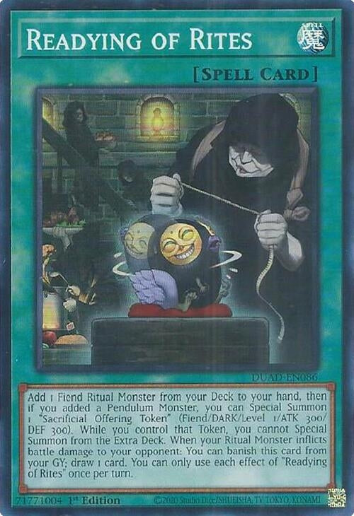 Image for Readying of Rites (DUAD-EN086) (DUAD) - YuGiOh
