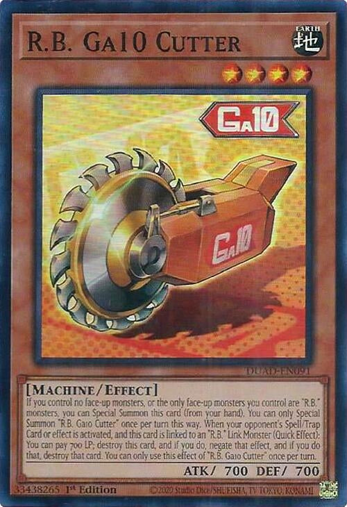 Image for R.B. Ga10 Cutter (DUAD-EN091) (DUAD) - YuGiOh