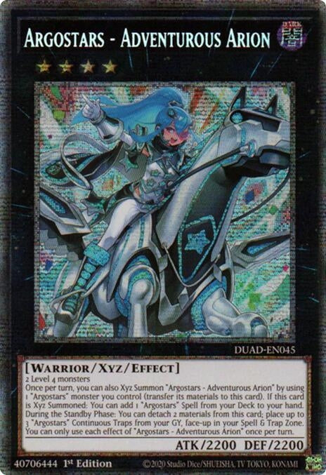 Image for Argostars - Adventurous Arion (Starlight Rare) (DUAD-EN045) (DUAD) - YuGiOh