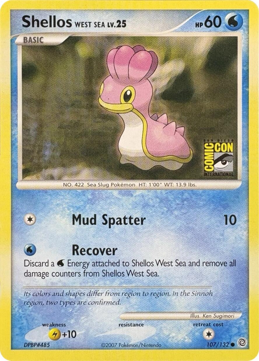 Image for Shellos West Sea (SDCC 2007) (107/132) (MCAP) - Pokemon