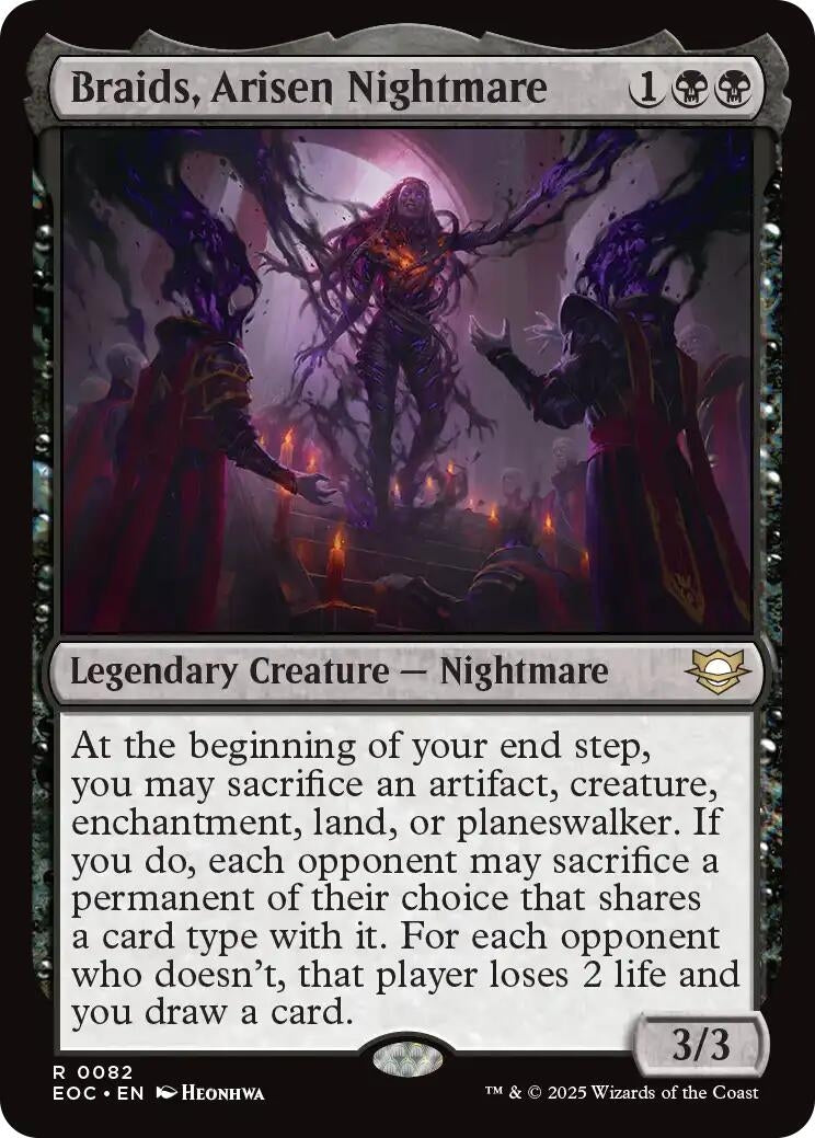 Image for Braids, Arisen Nightmare (82) (Edge of Eternities) - Magic: The Gathering