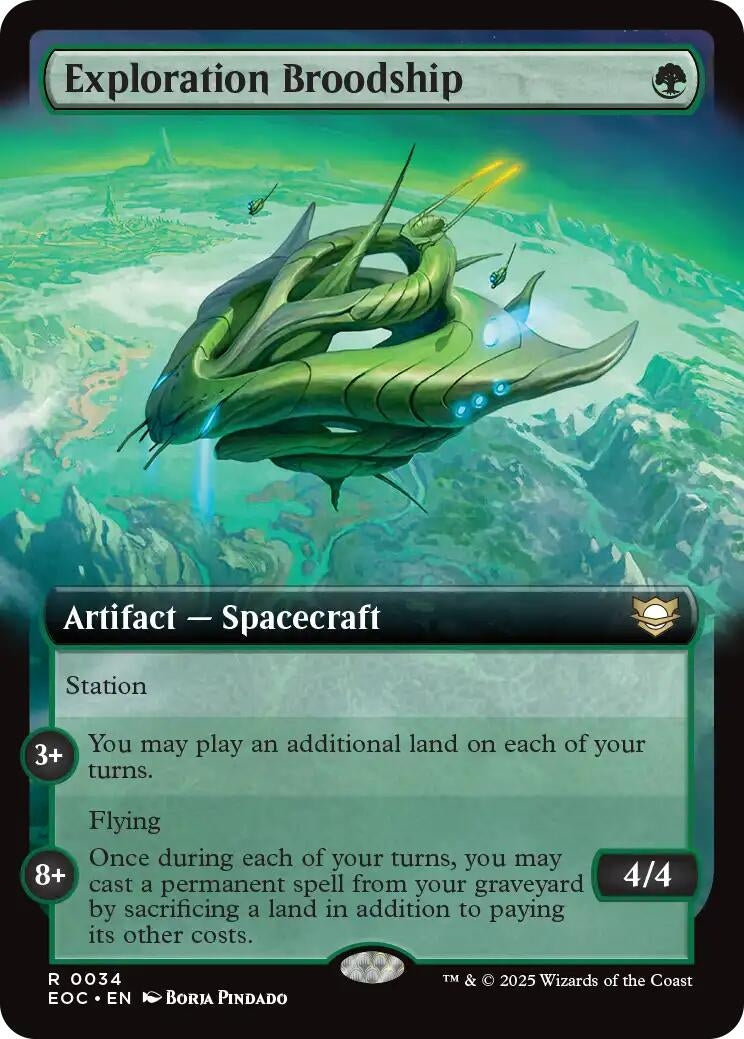 Image for Exploration Broodship (Extended Art) (34) (Edge of Eternities) - Magic: The Gathering