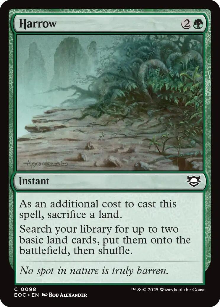 Image for Harrow (98) (Edge of Eternities) - Magic: The Gathering