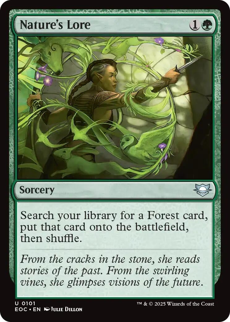 Image for Nature's Lore (101) (Edge of Eternities) - Magic: The Gathering