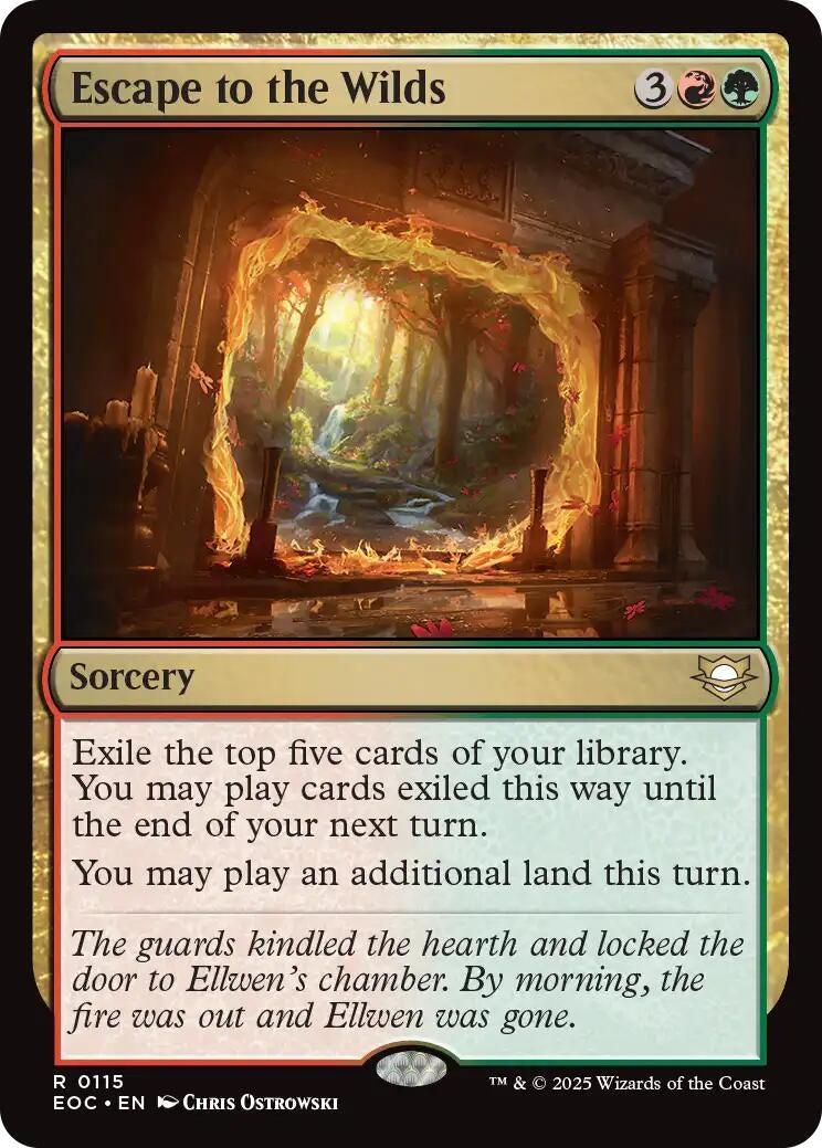 Image for Escape to the Wilds (115) (Edge of Eternities) - Magic: The Gathering