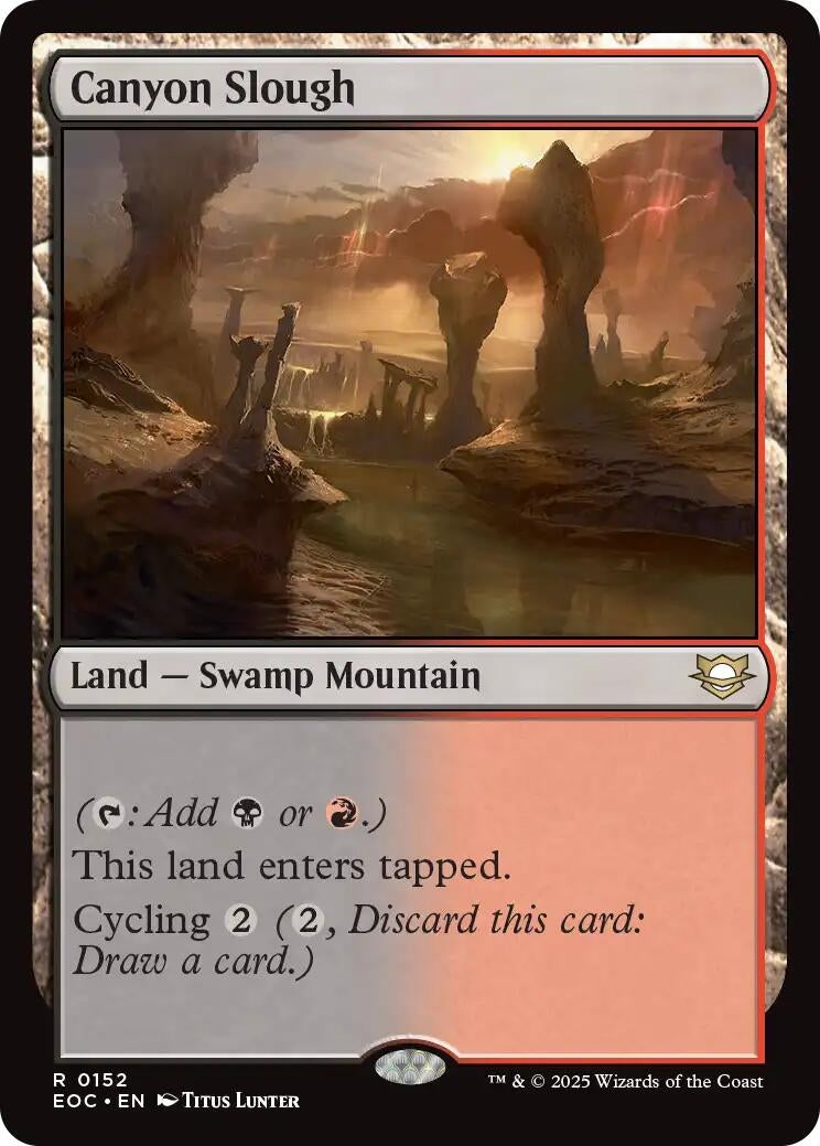 Image for Canyon Slough (152) (Edge of Eternities) - Magic: The Gathering