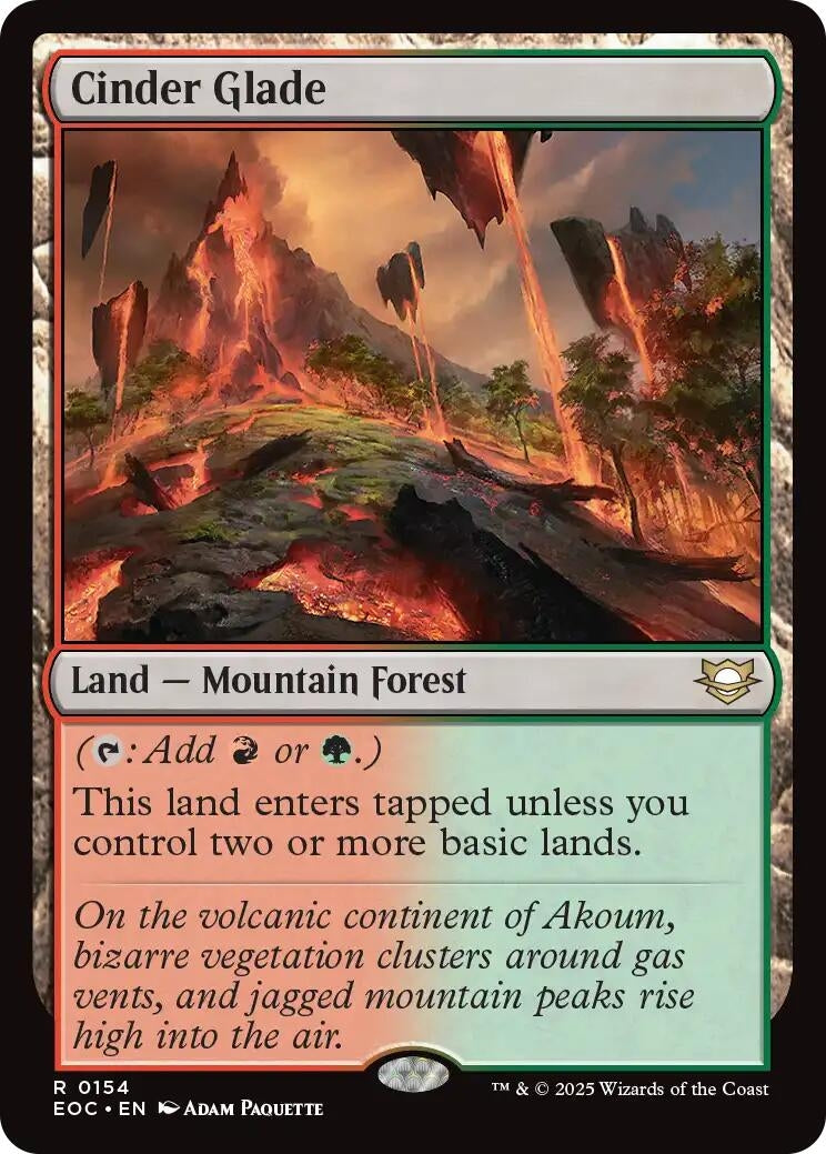 Image for Cinder Glade (154) (Edge of Eternities) - Magic: The Gathering