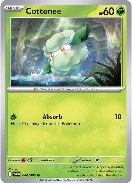 Image for Cottonee (004/086) (WHT) - Pokemon