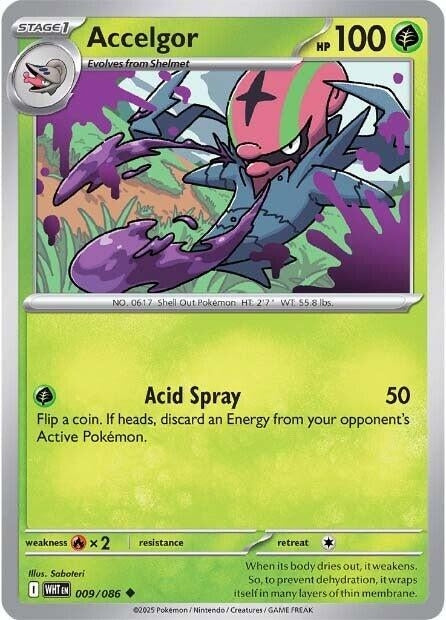 Image for Accelgor (009/086) (WHT) - Pokemon