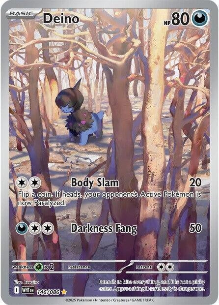 Image for Deino (146/086) (WHT) - Pokemon