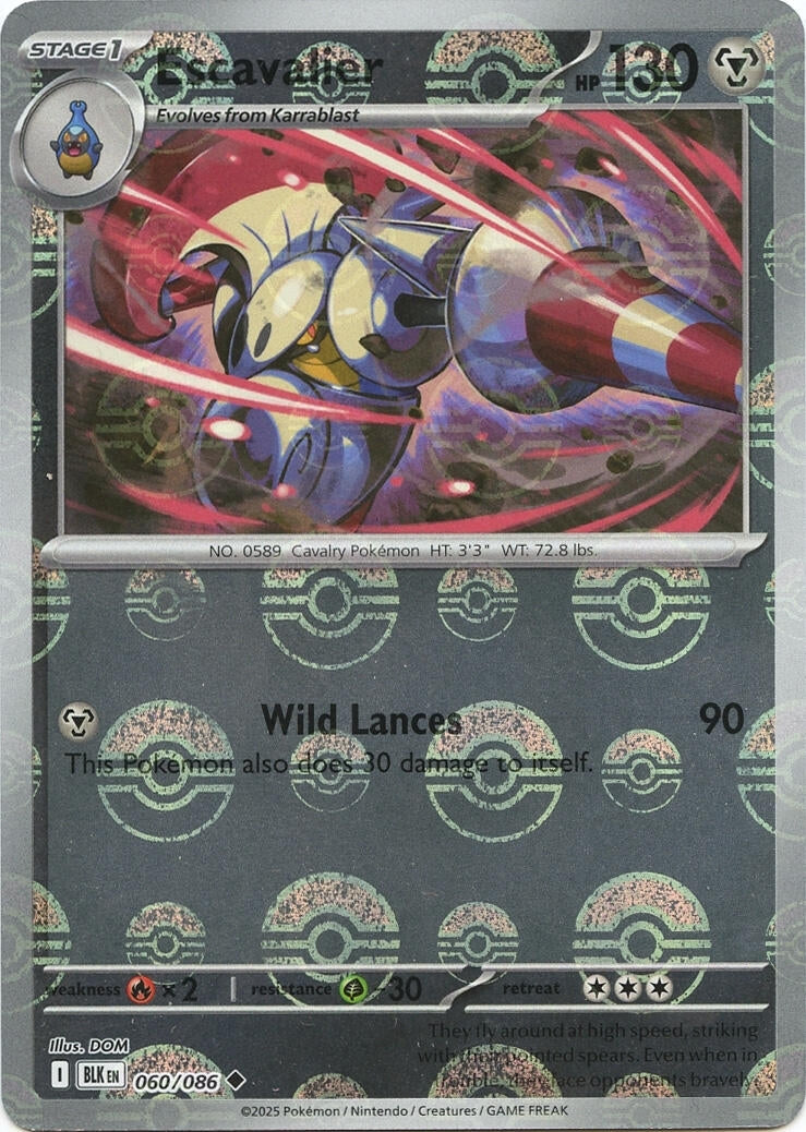 Escavalier (Poke Ball Pattern) (060/086) (BLK)