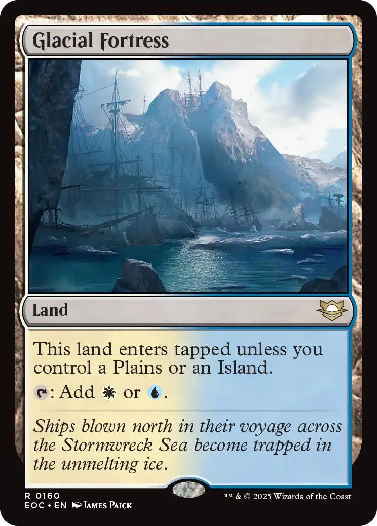 Image for Glacial Fortress (160) (Edge of Eternities) - Magic: The Gathering