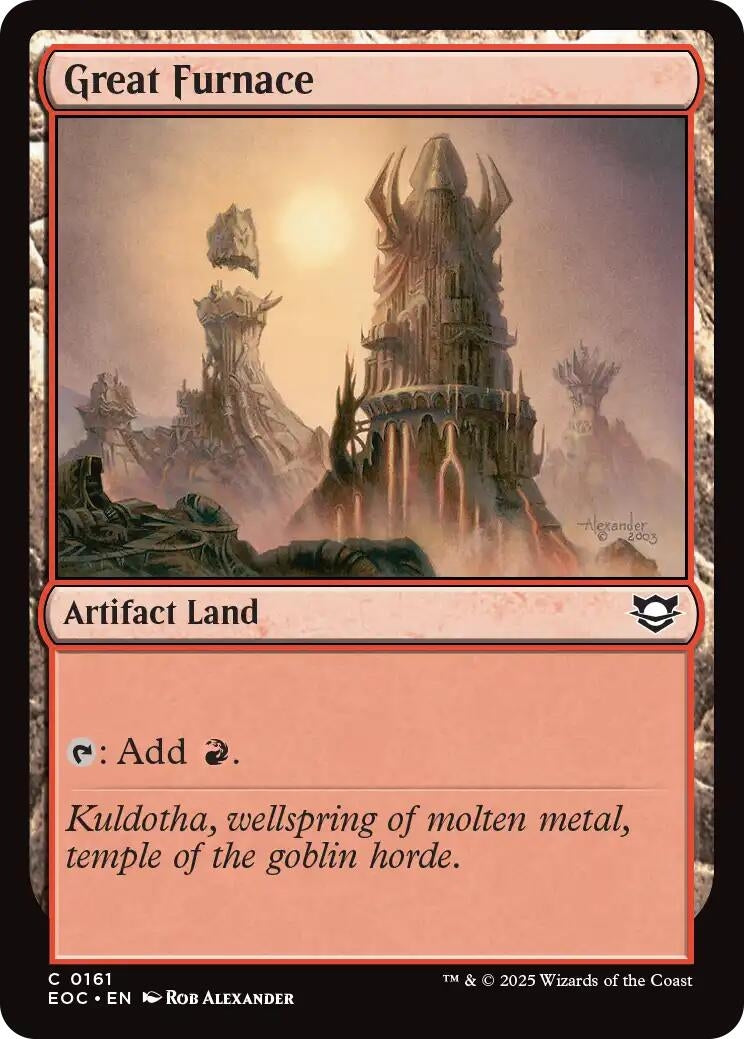 Image for Great Furnace (161) (Edge of Eternities) - Magic: The Gathering