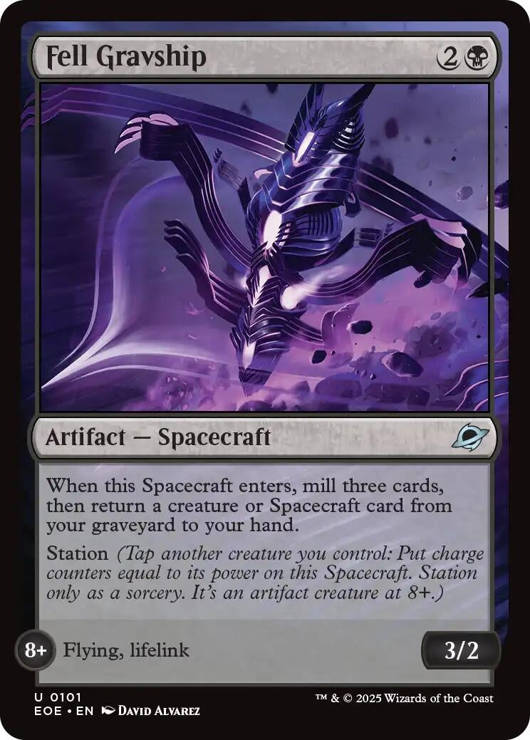 Image for Fell Gravship (101) (Edge of Eternities) - Magic: The Gathering