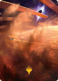 Image for Adagia, Windswept Bastion Art Card (Gold-Stamped Planeswalker Symbol) (29) (Edge of Eternities) - Magic: The Gathering