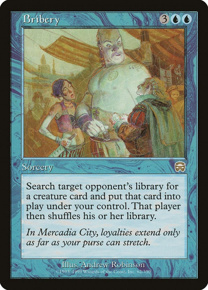 Image for Bribery (62) (Mercadian Masques) - Magic: The Gathering