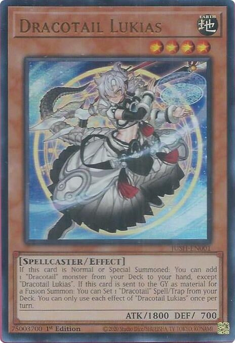 Image for Dracotail Lukias (JUSH-EN001) (JUSH) - YuGiOh