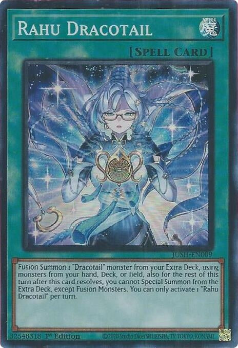 Image for Rahu Dracotail (JUSH-EN009) (JUSH) - YuGiOh